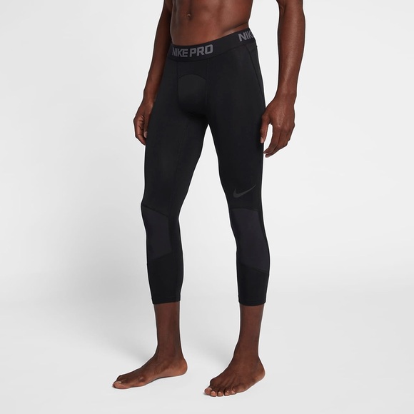 Nike Pro Dri-FIT Men's 3/4 Basketball Tights - Picture 2 of 5